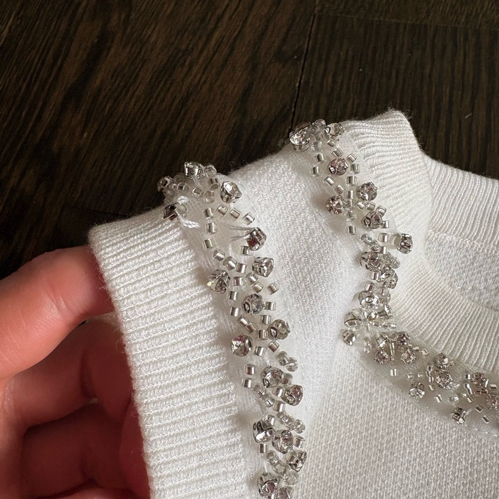 Lucy Paris Giana Crystal Trim Top - Picture 5 of 5